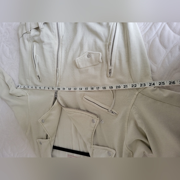 Free People Rebel Rebel cotton motto jacket Size M - Picture 7 of 10